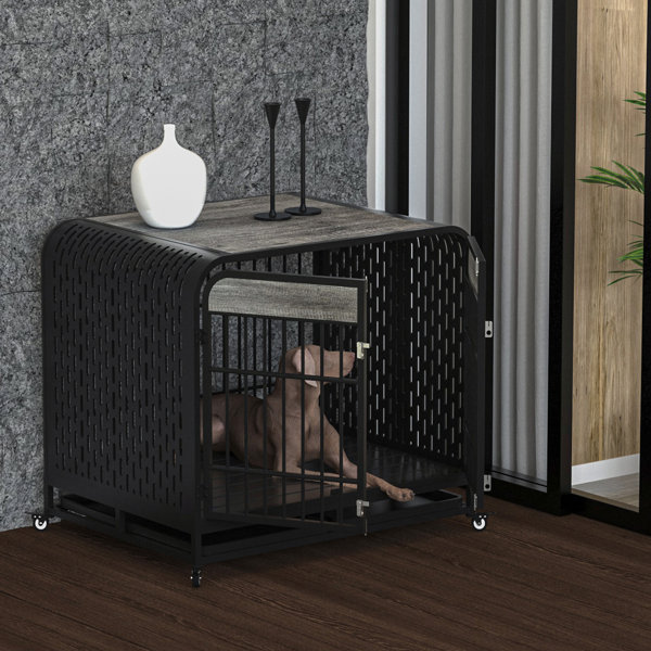 Tucker Murphy Pet™ Heavy Duty Dog Crate Wooden Dog Cage Furniture With